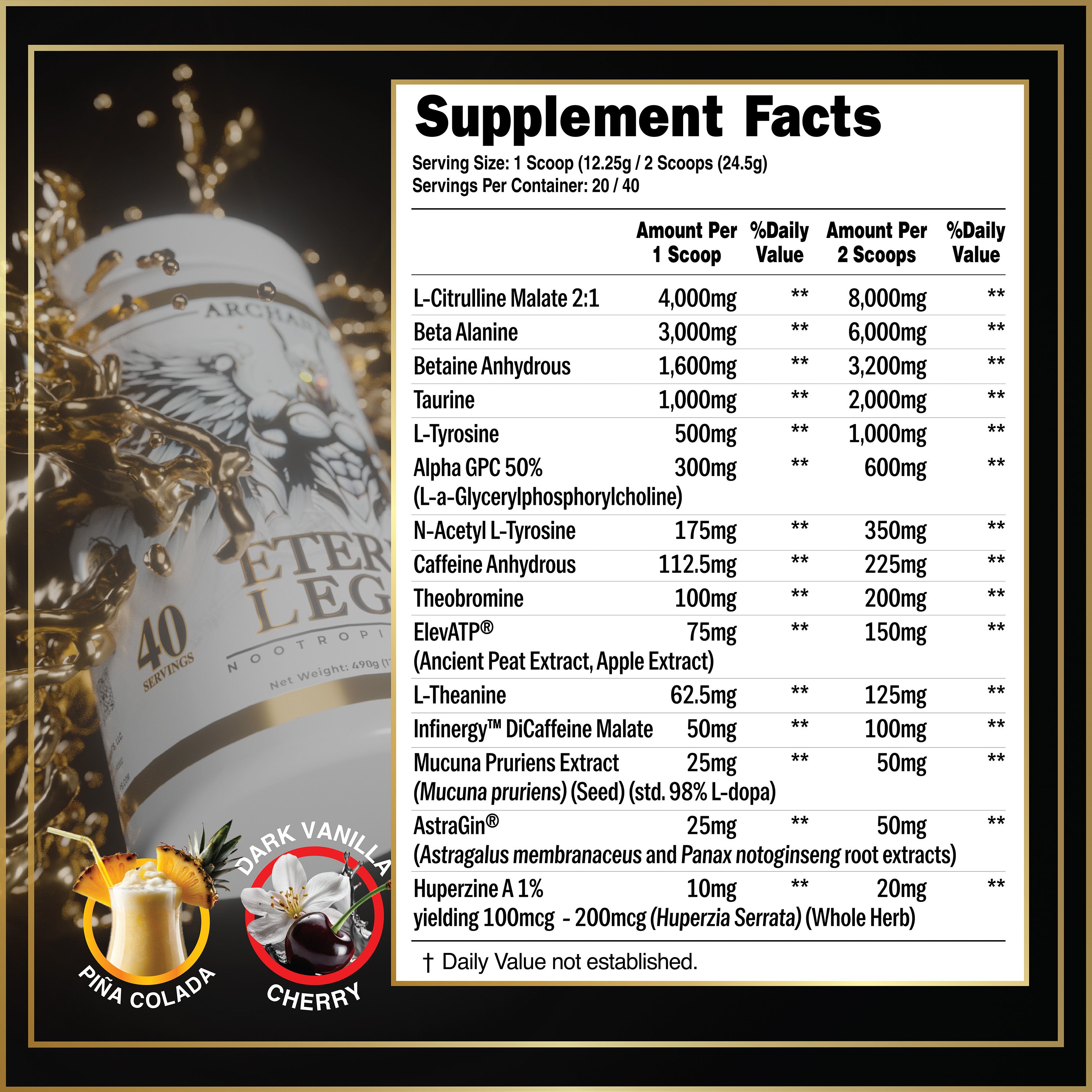 Eternal Legacy Elite Nootropic Pre-Workout