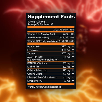 Chaos Extreme High Stim Preworkout