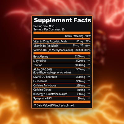 Chaos Extreme High Stim Preworkout