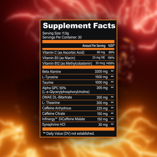 Chaos Extreme High Stim Preworkout